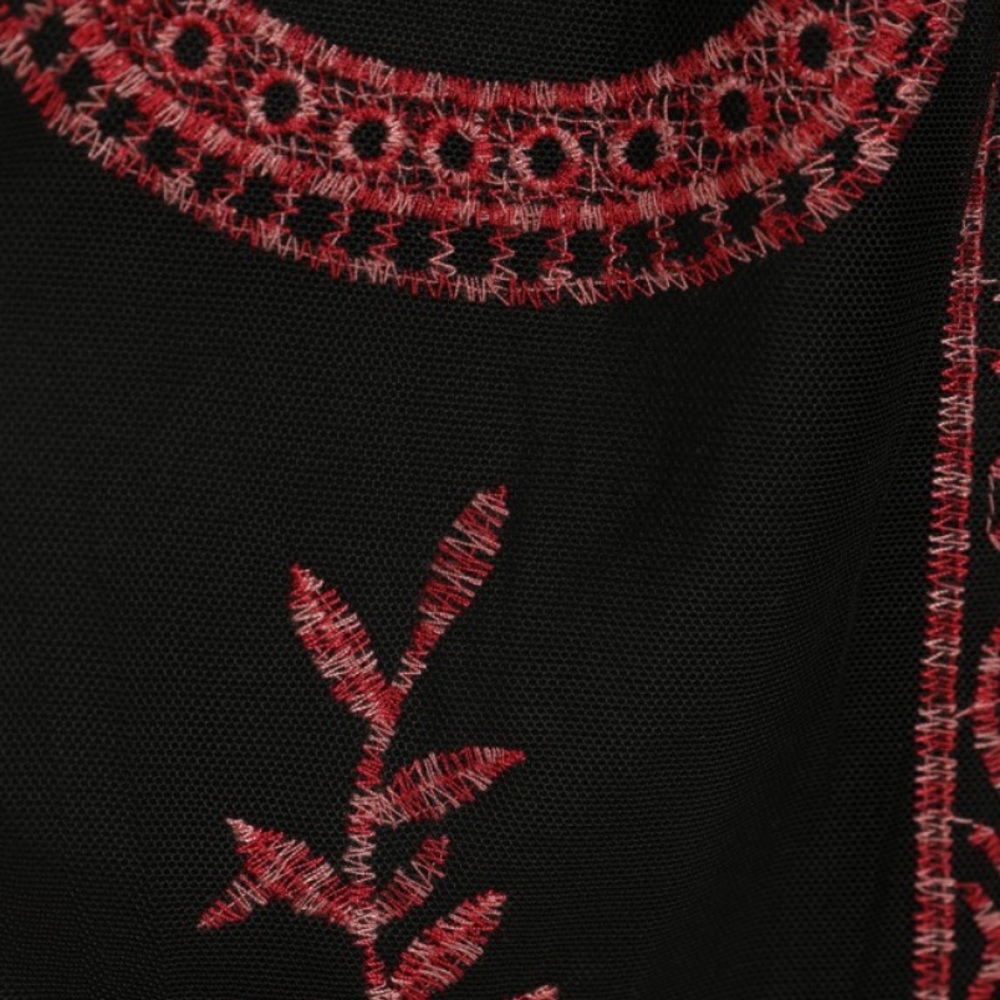 *Sale*Sheer Embroidered Lace Maxi Dress - Picture 6 of 6